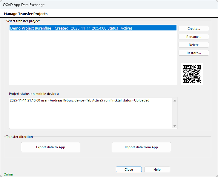 OcadAppDataExchange ManageTransferProjectsImport.png