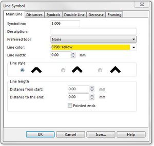 new line symbol