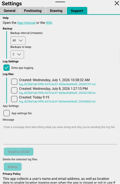 Ocadapp SettingsSupport.png